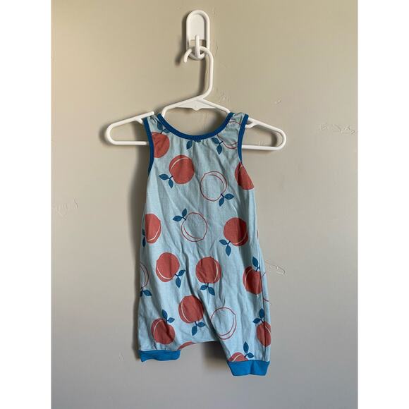 3-6m Peach Rags Sleeveless Romper - Picture 2 of 4